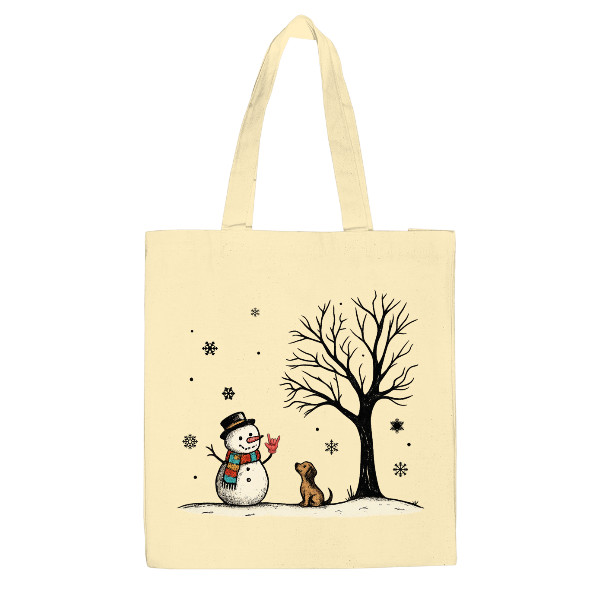 Klipart se zimní scénou a znakem ruky - Miluji tě